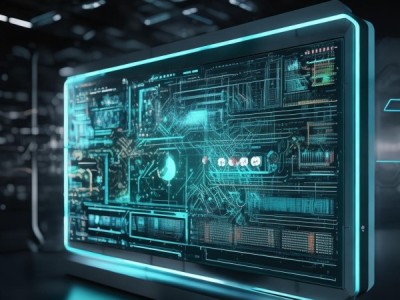 科技动态图可视化大屏背景图片，展示技术与创新未来